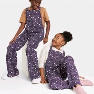 ADE+AYO Purple Geometric Pattern‎ Overall Jumpsuit XXL